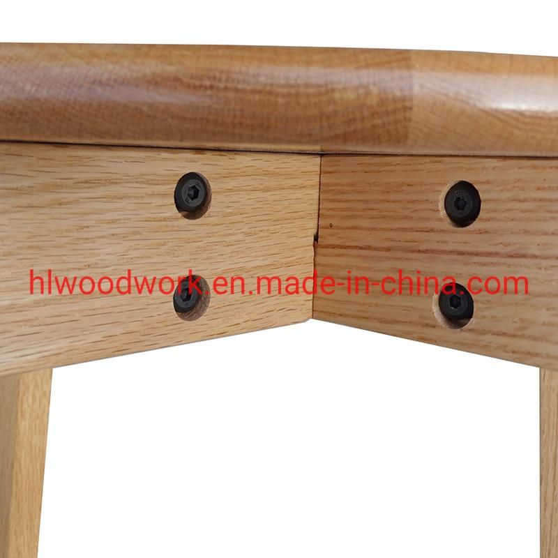 Cross Chair Oak Wood Dining Chair Wooden Chair Office Chair Round Seat Home Furniture