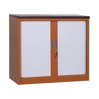 Small Steel Furniture Cabinet Modern Office Tambour Cabinet with Roller Shutter Door