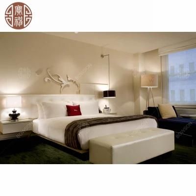 3 Star Cheaper White Color Simple Style Hotel Bedroom Furniture From China Furniture Factory Direct Supply