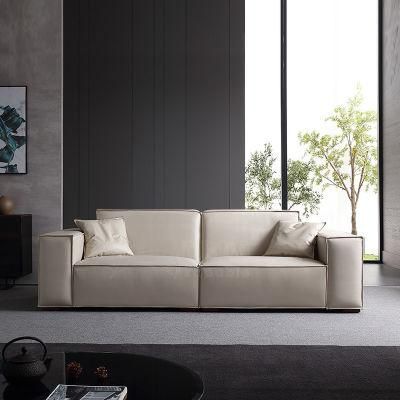 Modern Fabric Sectional Seating Leisure Home Couches Leather Corner Sofa Set for Living Room Furniture