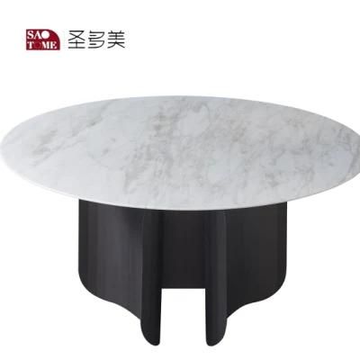 Stainless Steel + Carbon Rock Plate Extendable Oval Dining Table
