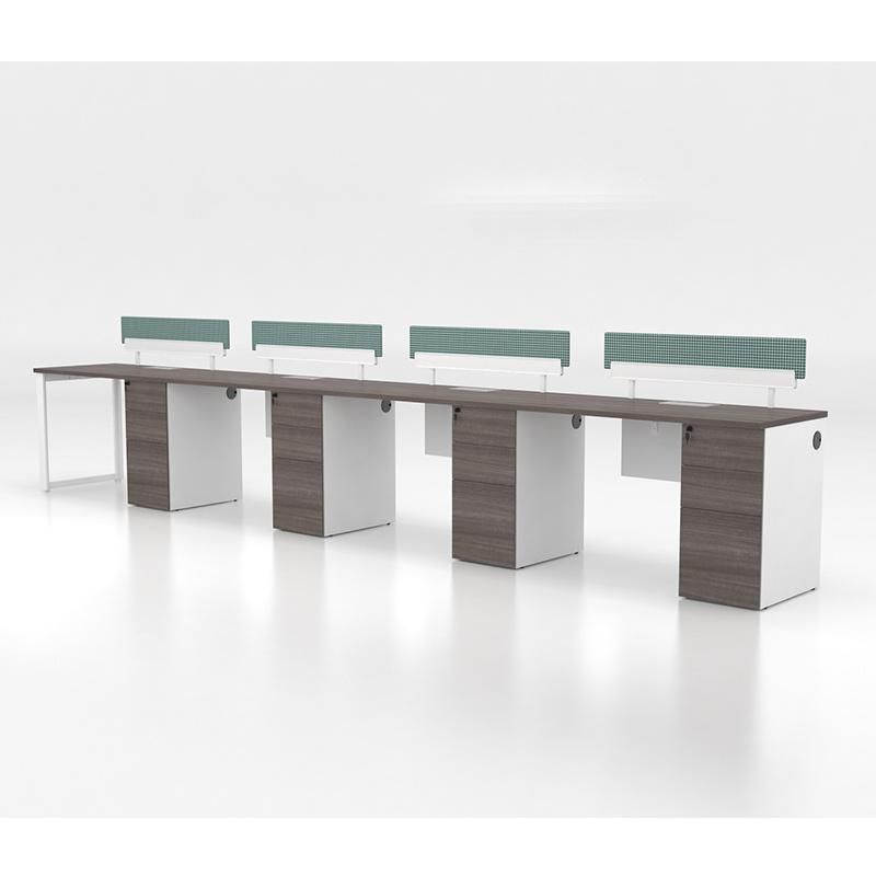 High Quality Modern Computer Office Desk Furniture Three Seat Workststion