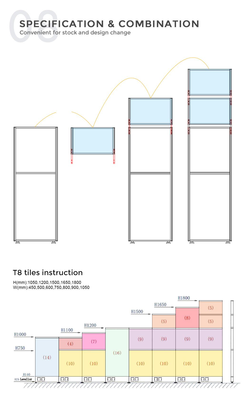 Call Center Office Partition Computer Workstation Tables Office Furniture