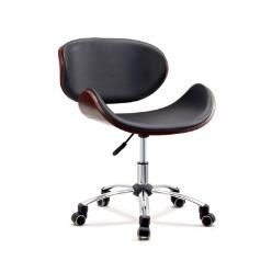 High Bar Stool Adjustable Saddle Seat Chair with Footring