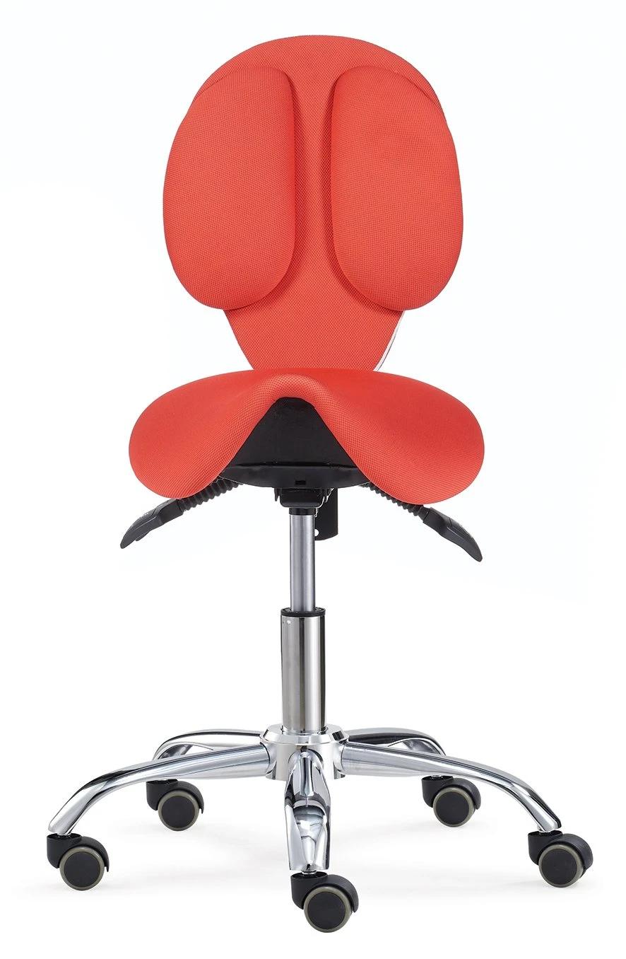 Massage Function Backrest Ergonomic Saddle Seat Stool Office Chair