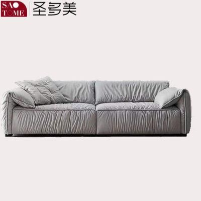 Modern Living Room Furniture Flannelette Multiplayer Sofa