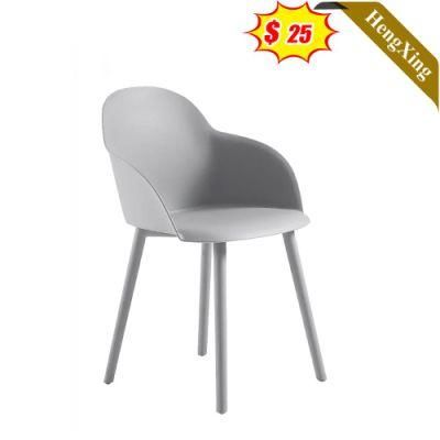 China Wholesale Modern Dinning Plastic Coffee Shop Dining Room Chairs with Armrest