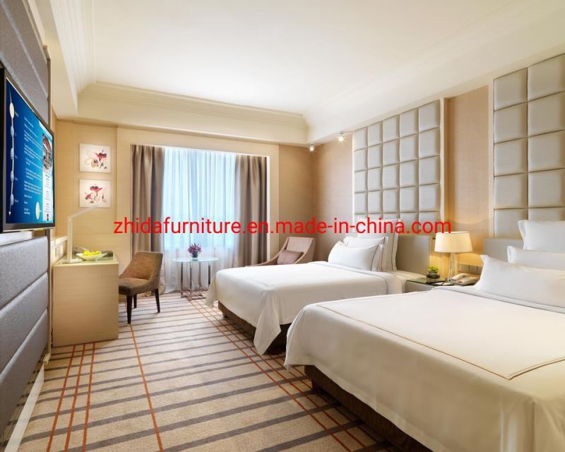 Bedroom Luxury Moistureproof Hotel Furniture Set with Laminate Plywood