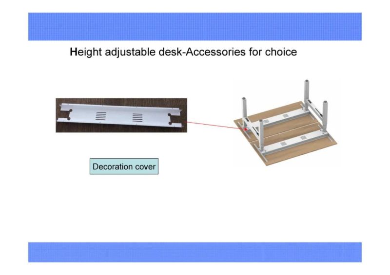 Hardware Parts Office Black Color Table Metal Legs Furniture