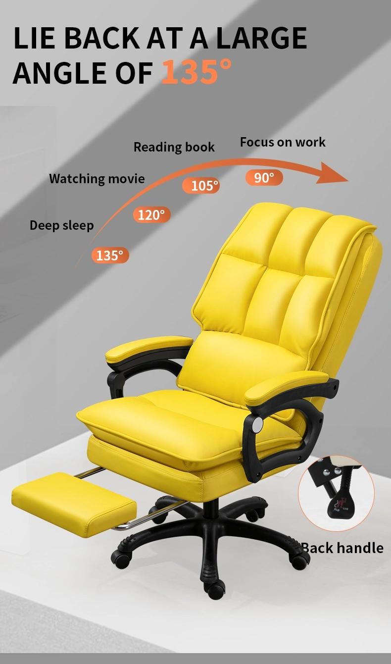 High Back Heavy Duty PU Leather Ergonomic Swivel Office Chair