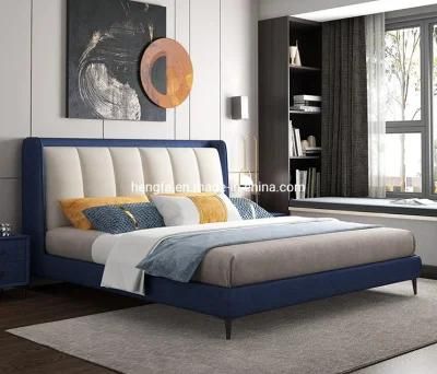 Wholesale Market Modern Chinese Wooden Furniture Bedroom King Bed