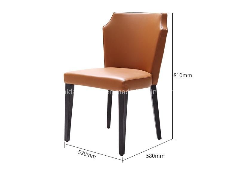 Home Furniture Restaurant Dining Leather Chair