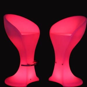 LED Designer Garden Outdoor Furniture Highboy Bar Stool for Sale