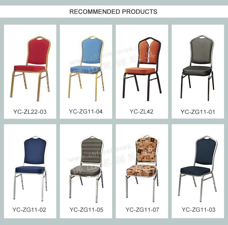 Yc-Zg38 High Quality Canada Wholesale Custom Steel Stacking Waterfall Banquet Chair