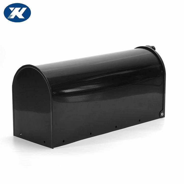 Black Color American Mailbox Design Easy to Assemble UV Resistant Us Mailbox