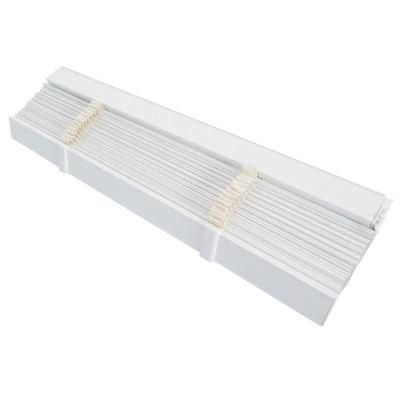 50mm White Basswood Material Classical Horizontal Wood Blinds