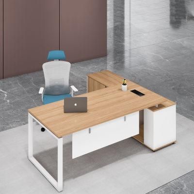 Wholesale Luxury Desk Modern Panel Wooden Furniture Executive Boss Design Office Table for Home