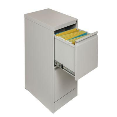 Modern Grey Two 2-Drawer Filing File Cabinet