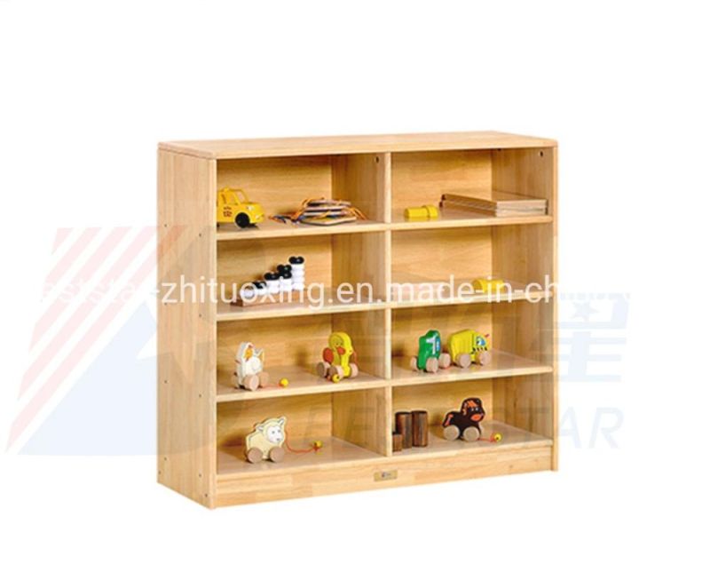 Children School Classroom Furniture, Kids Nursery Toy Storage Cabinet, Preschool and Kindergarten Day Care Wood Book Cabinet, Baby Storage Cabinet