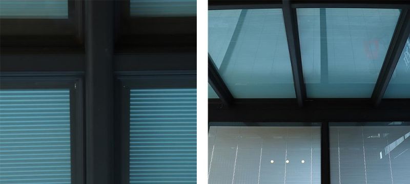 Louver and Shutter Window Blind with Glass for House Window_Design and Commercial Use