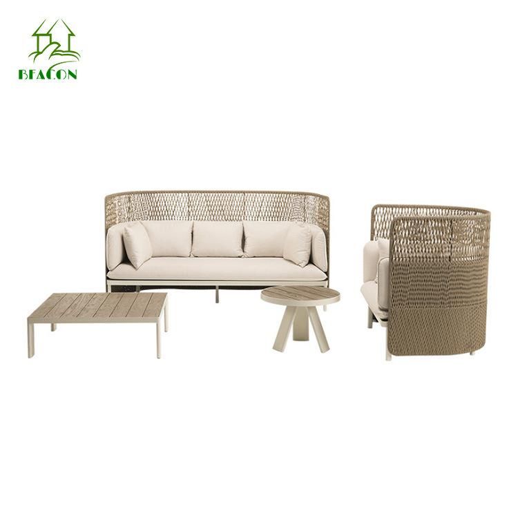 Modern Outdoor Garden Aluminium Sofa Set