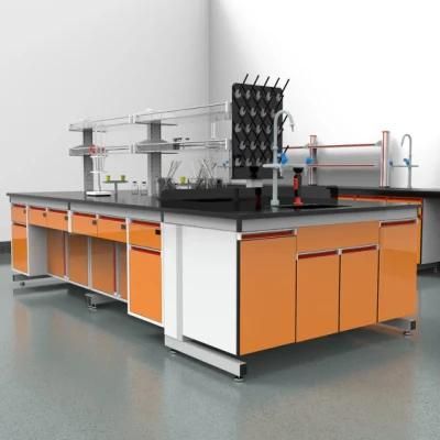 High Quality Wholesale Custom Cheap Chemistry Steel Lab Bench, Wholesale Custom Bio Steel Central Laboratory Furniture/