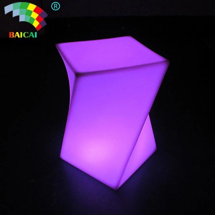 Modern Rotational Molding LED Light Sex Stool