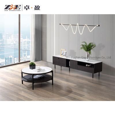 China Modern Wooden Living Room Furniture Sets MDF TV Stands Coffee Tables