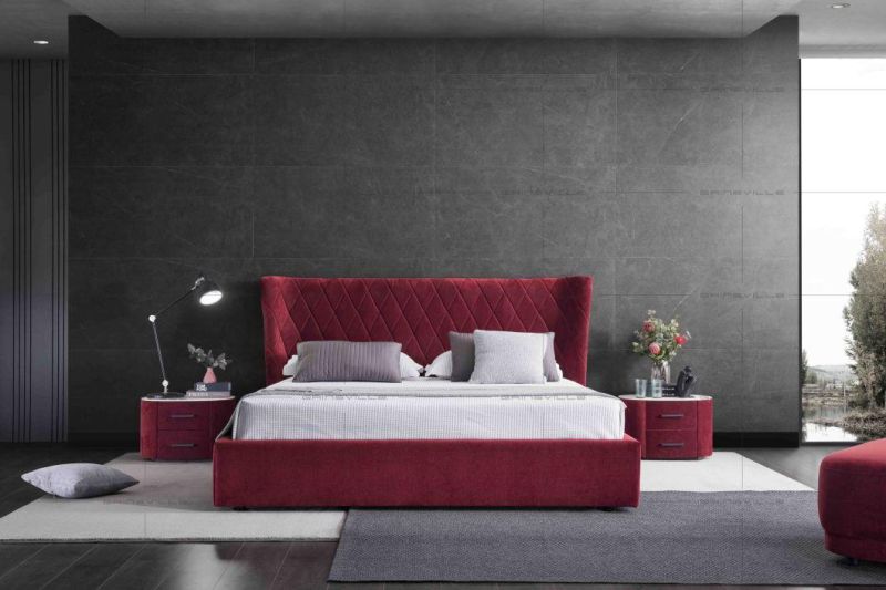 European Design Bedroom Furniture Italian Bed Wall Bed Gc1825