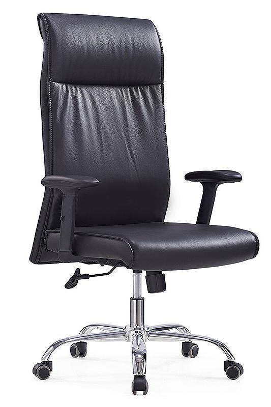 Modern Leather Meeting Furniture Adjustable Armrest CEO Boss Ergonomic Swivel Office Executive Chair