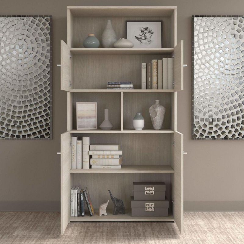 Office 5 Shelf Bookcase with Doors