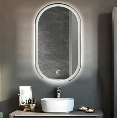 Round Smart Multi-Function Glowing Mirror for Bedroom Bathroom Entryway with Cheap Price