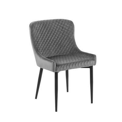 Home Furniture Modern Italian Design Comfortable Upholstered Chair Fabric Dining Chair for Living Room