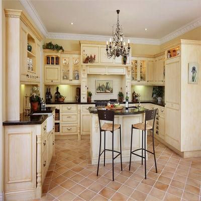 Classic Modern Wood Cabinet Set Designs European Luxury Italian French Kitchen Cabinets