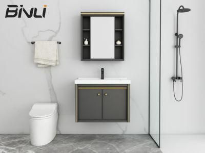 700mm Stable Quality Space Aluminium Bathroom Vanity Furniture Made From Chaozhou Factory