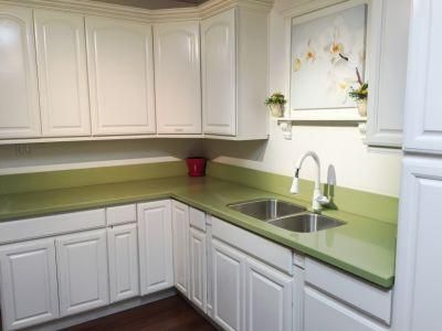Melamine MDF Made Environmental Kitchen Cabinet