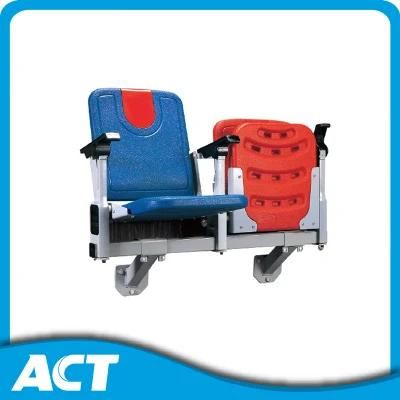 Floor Mounting Beam Folding Chair / Foldable Stadium Chair Seat