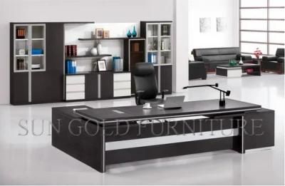 Luxury High Quality Ergonomic Melamine Veneer Painting Executive Desk (SZ-OD543)