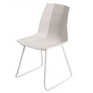 Modern Comfortable Luxury Upholstered Commercial Stackable Modern Home Dinner Dining Chair with Metal Legs