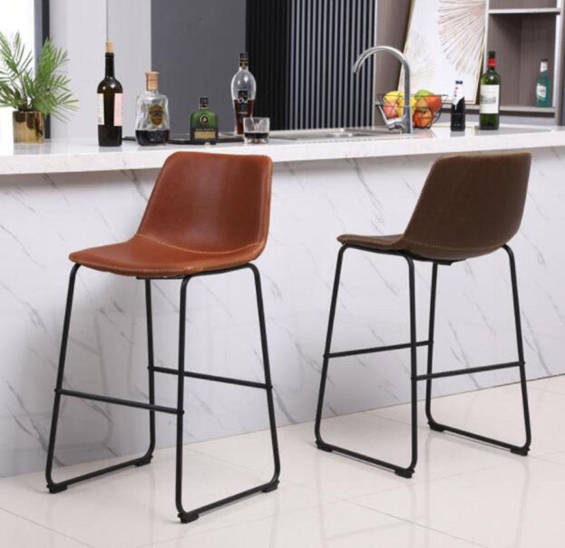 2021 Hot-Sale Back Bar Chair Household Modern Simple Bar Chair