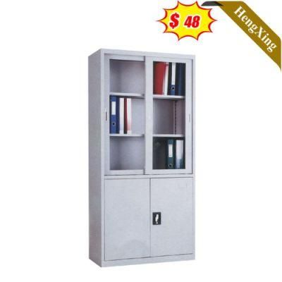 Discounted Cheap Price White Color Make in China Office Furniture Company Wholesale Storage Glass Drawers File Iron Cabinet