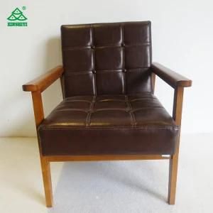 Customizable OEM Apartment Single Leather Sofa
