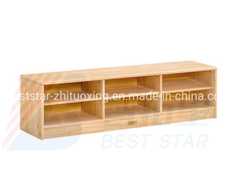 Wooden Kids Shoe Organizer Cabinet, Playroom Furniture, Kids Room Cabinet, Children Toy Storage Cabinet, Kindergarten and Preschool Furniture Cabinet