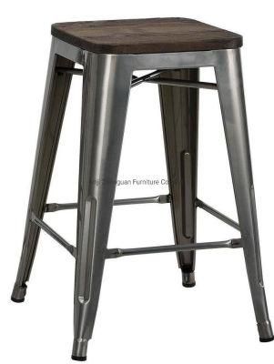 Modern Metal Restaurant Cafe Home Dining Chair Bar Stool (ZG21-063)
