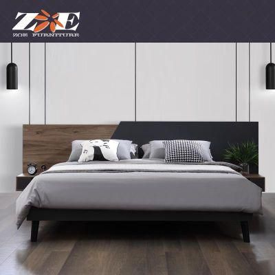 Modern Hotel Furniture Big Headboard King Size Bedroom Set