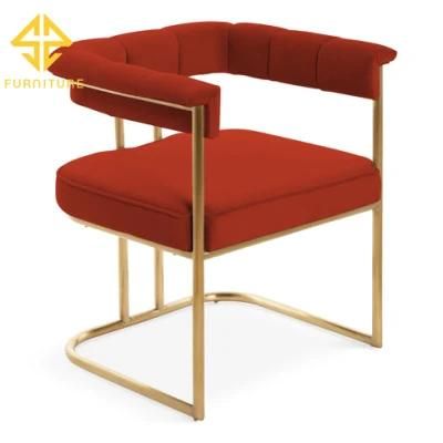 Sawa Modern Luxury Metal Frame Leather Armchair Single Sofa Chair