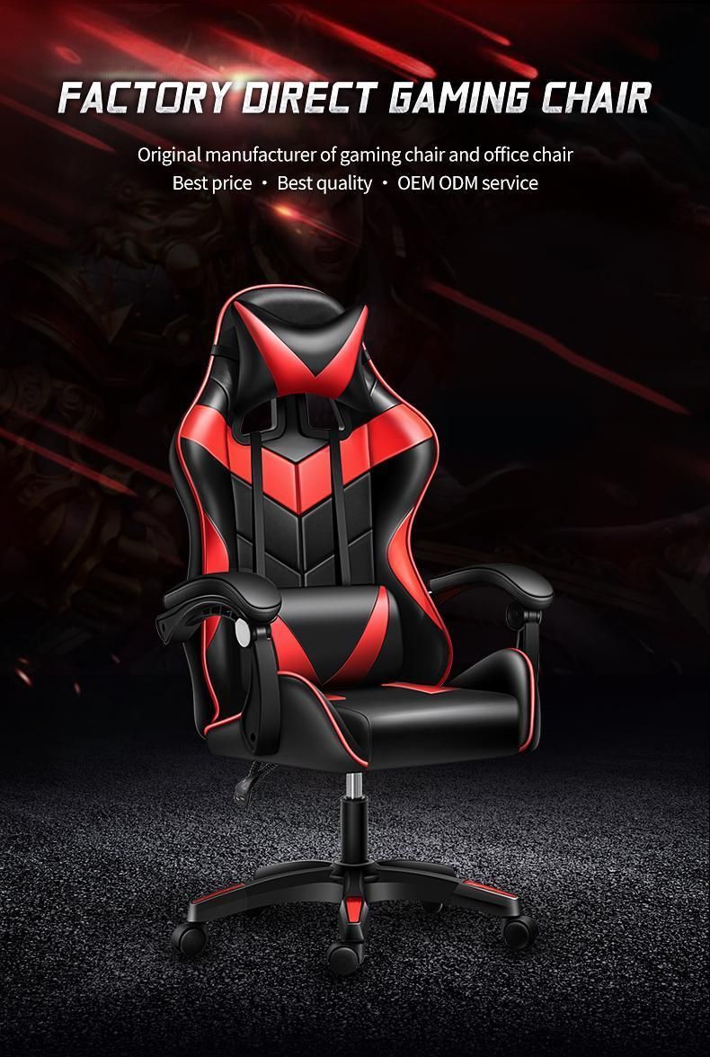 Amazon Hotsale Modern Synthetic Leather Silla Gamer Computer PC Gaming Racing Esports Chair