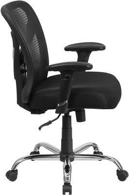 Dynamically Adjustable Middle and Back Lumbar Support Swivel Gaming Chair