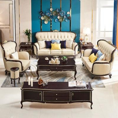 Living Room Furniture Modern Sofa Set in Optional Couch Seat and Furnitures Color