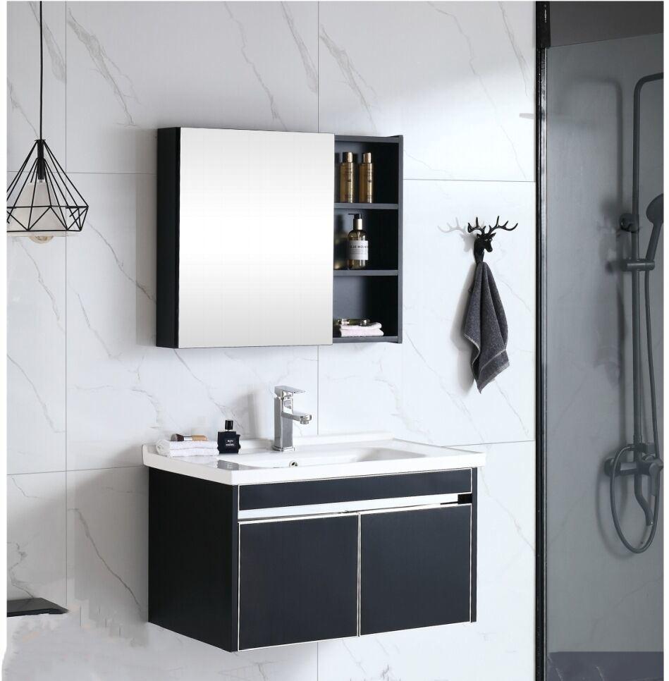 New Style Stainless Steel Bathroom Cabinet Mirror with Ceramic or Stone